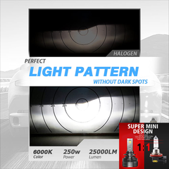 DarK Grey: H4 - 250W / 25000 LM