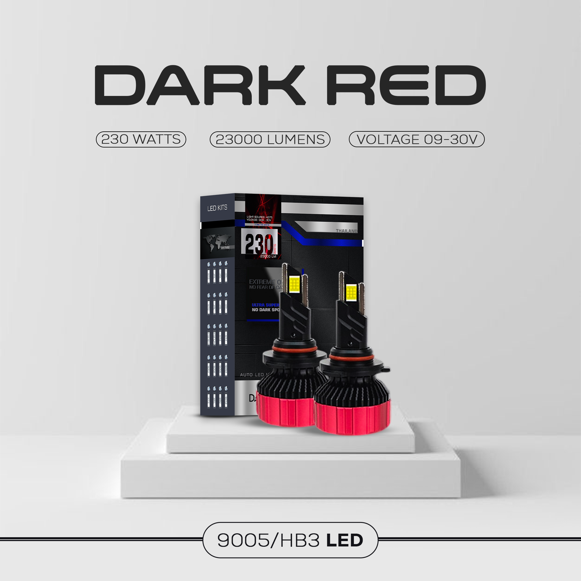 Dark Red-230 watts