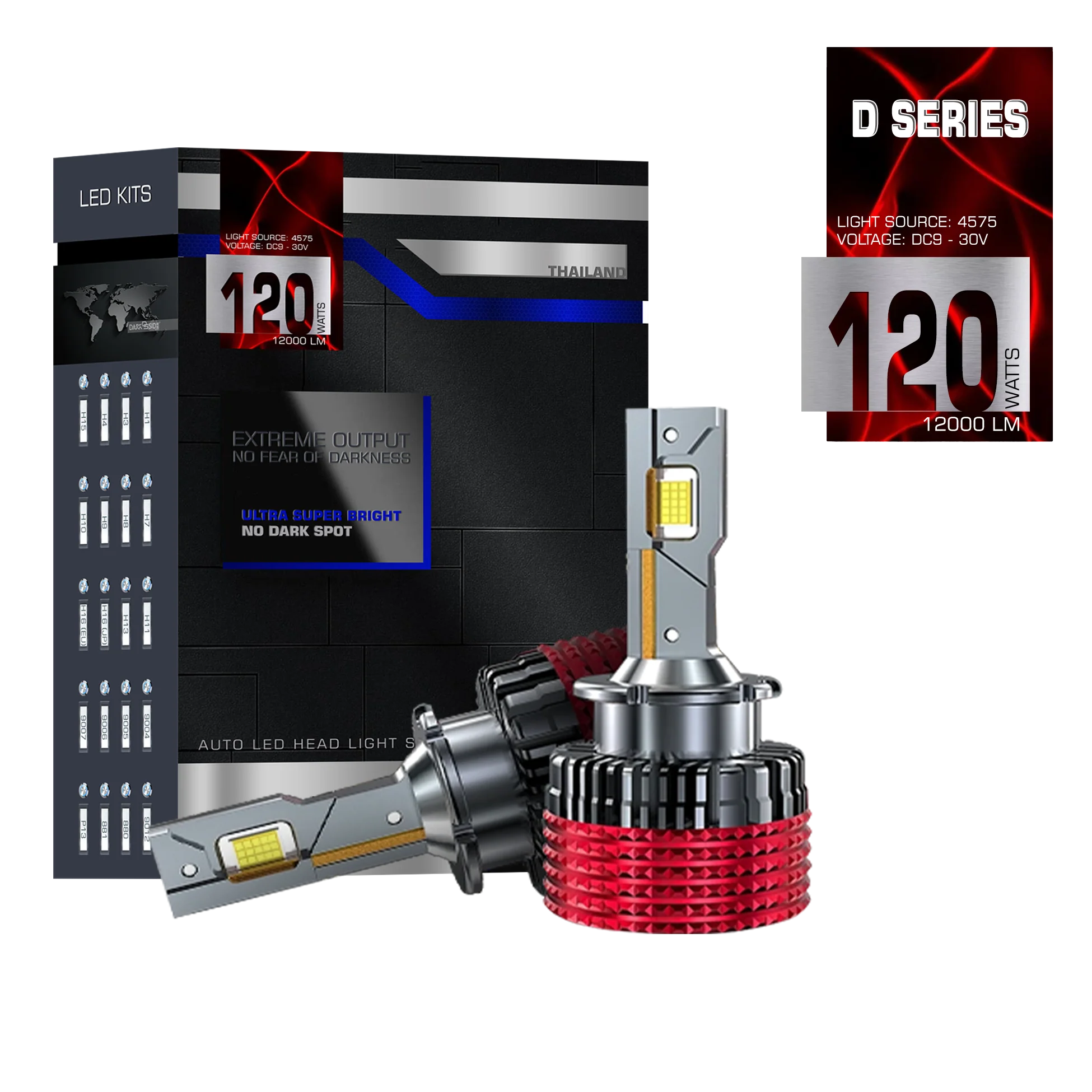 18LED　D2S/D4S D2R/ HB3HB4 H11H8H16 H4 H3 D2S D2R D4S D4R LED Bulb HID/XENON Replacement｜LASFIT