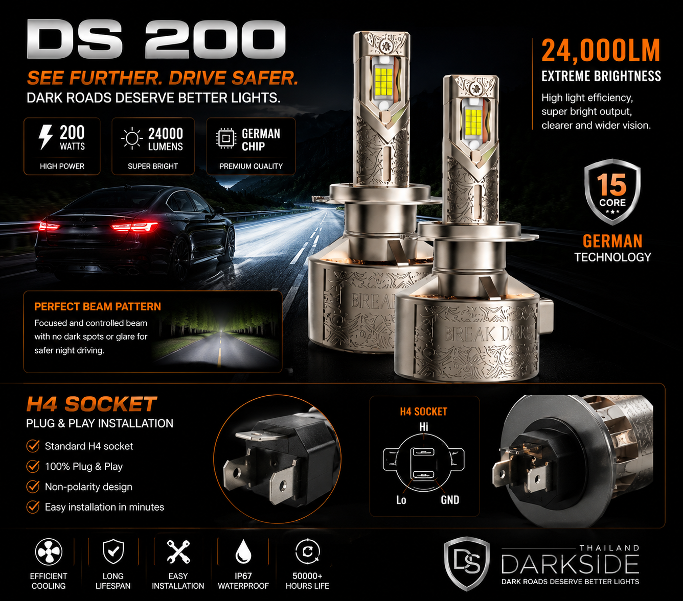 DS 200  - 200 Watts