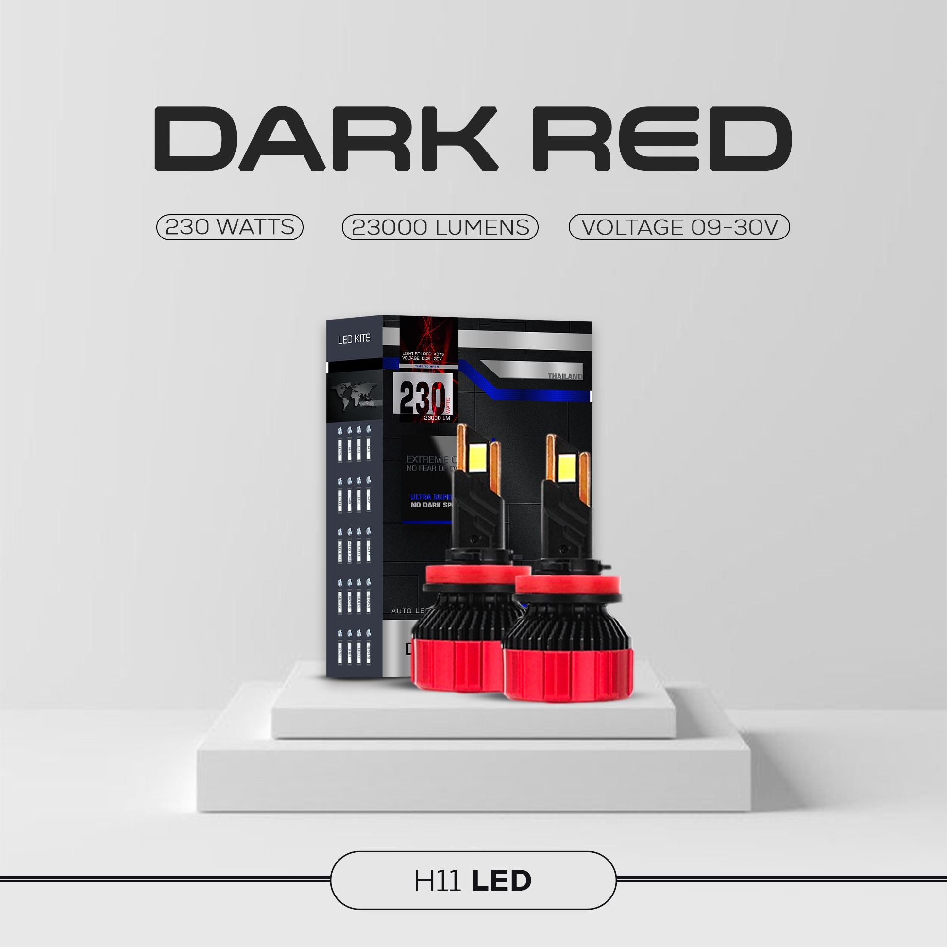 Dark Red-230 watts