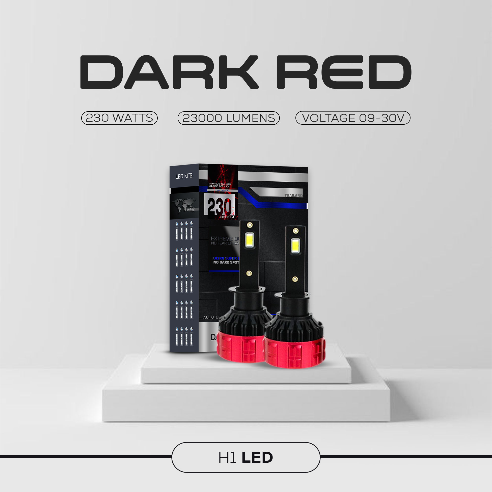Dark Red-230 watts