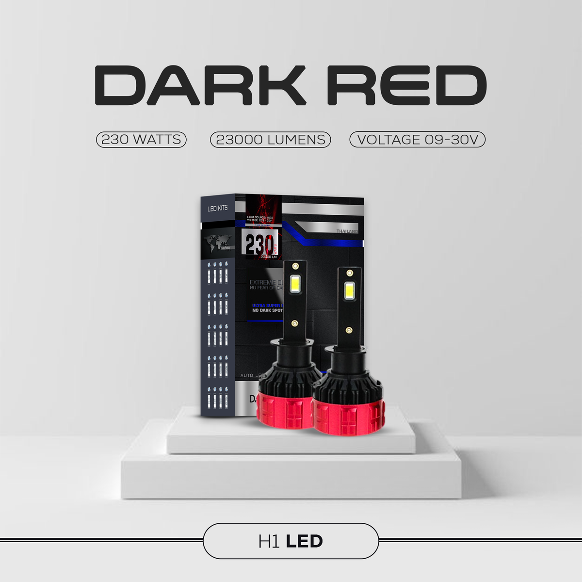 Dark Red-230 watts