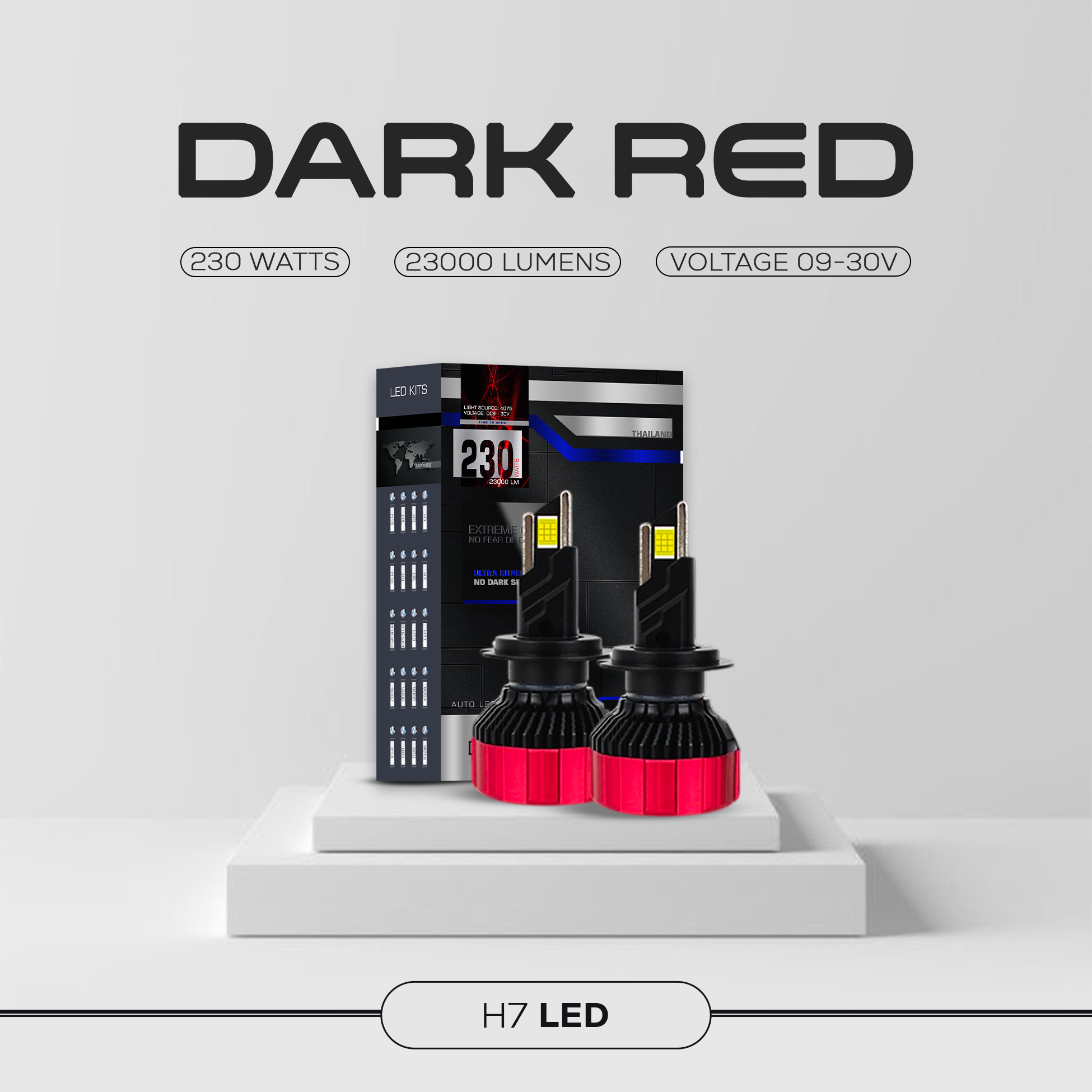 Dark Red-230 watts