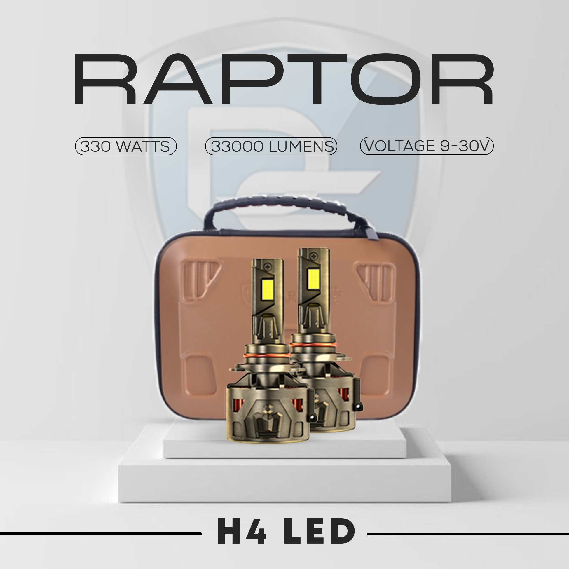 Raptor: H4 - 330W / 33000 LM
